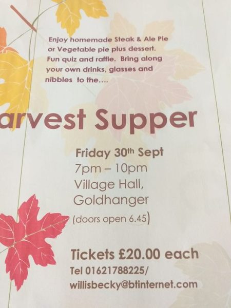 Harvest Supper